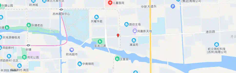 苏州涵青桥西_公交站地图_苏州公交_妙搜公交查询2024