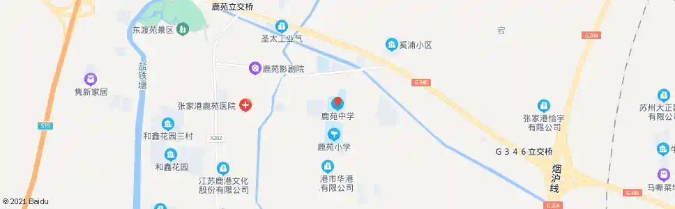 苏州鹿苑中学_公交站地图_苏州公交_妙搜公交查询2024