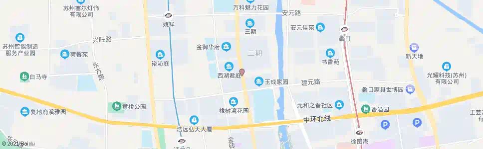 苏州御窑路玉成路南_公交站地图_苏州公交_妙搜公交查询2024