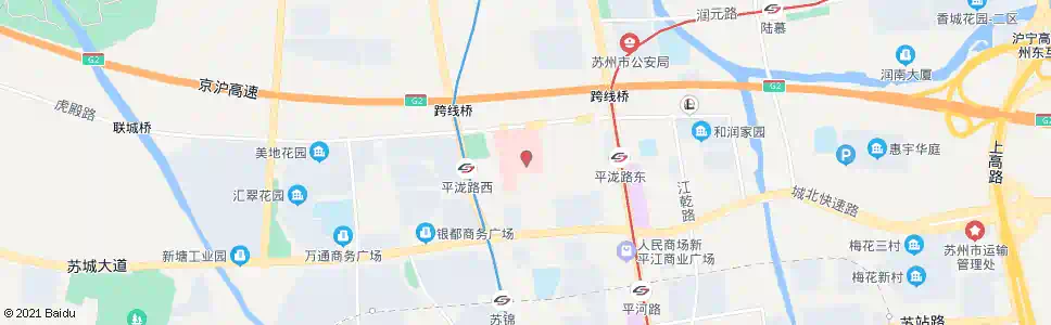 苏州附一院平江院区_公交站地图_苏州公交_妙搜公交查询2024