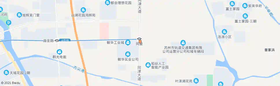 苏州4号线同里站_公交站地图_苏州公交_妙搜公交查询2024