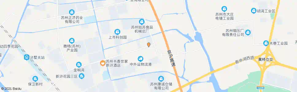 苏州浒杨路青花路西_公交站地图_苏州公交_妙搜公交查询2024