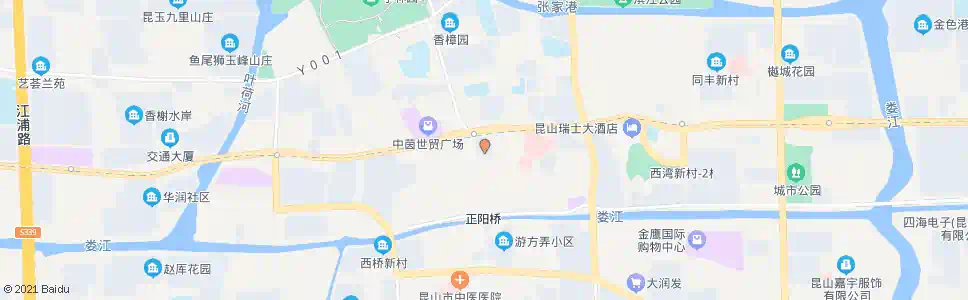 苏州昆山宾馆西_公交站地图_苏州公交_妙搜公交查询2024