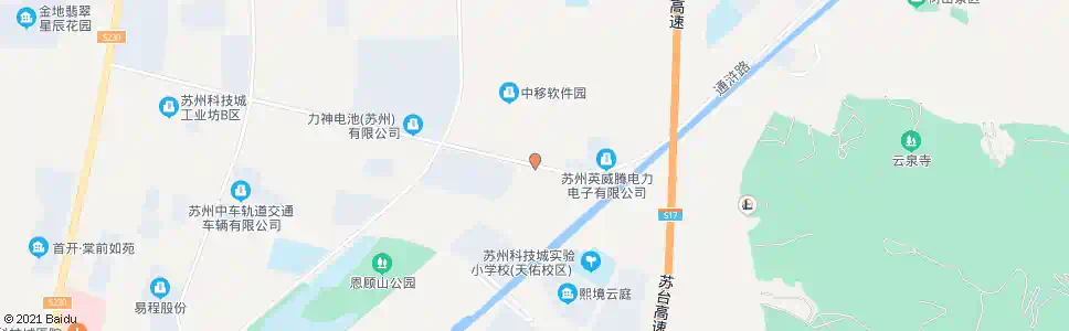 苏州昆仑山路松花江路西_公交站地图_苏州公交_妙搜公交查询2024