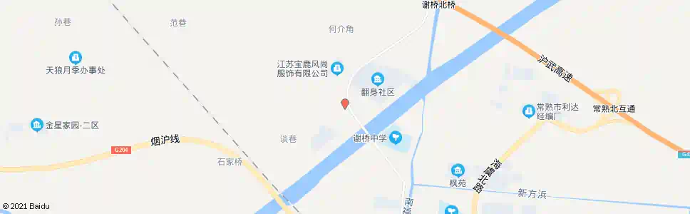 苏州翻身村_公交站地图_苏州公交_妙搜公交查询2024