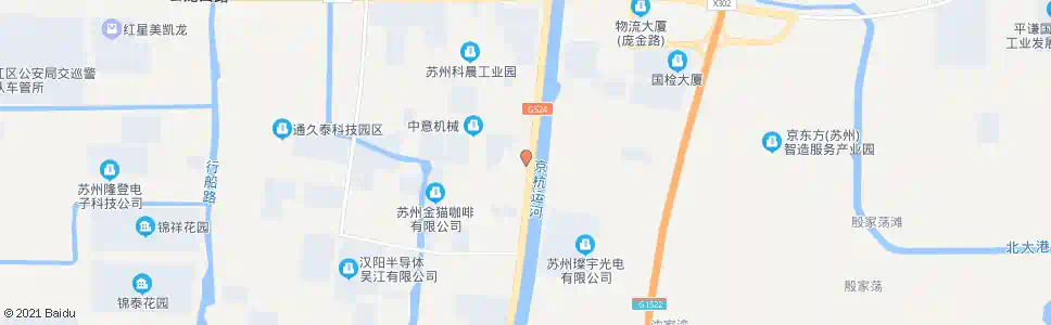 苏州莱旺光电_公交站地图_苏州公交_妙搜公交查询2024