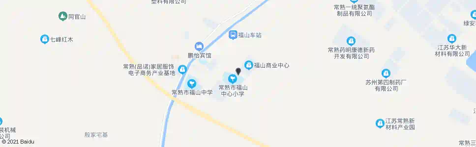 苏州福山中心小学_公交站地图_苏州公交_妙搜公交查询2024