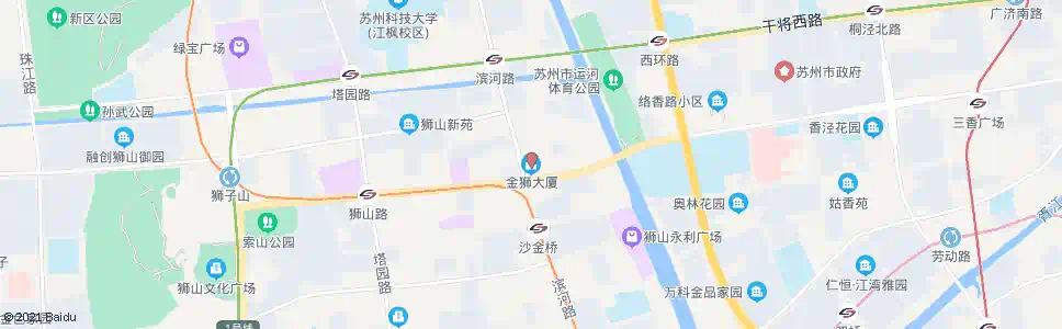 苏州金狮大厦_公交站地图_苏州公交_妙搜公交查询2024