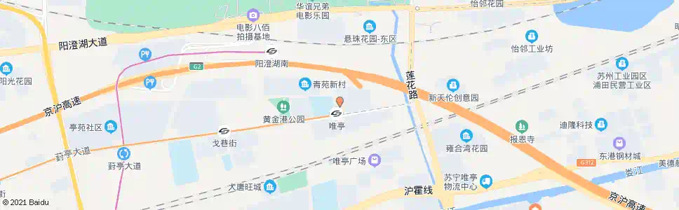 苏州唯亭医院_公交站地图_苏州公交_妙搜公交查询2024