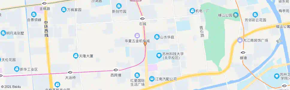 苏州枫江路长江路西_公交站地图_苏州公交_妙搜公交查询2024