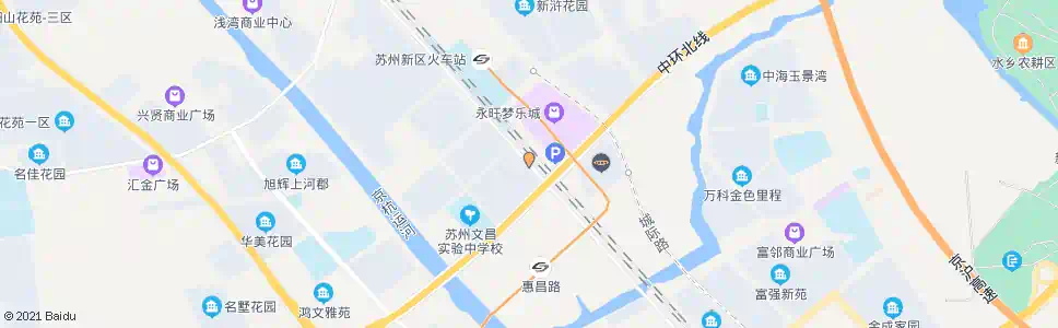 苏州柠檬花园_公交站地图_苏州公交_妙搜公交查询2024