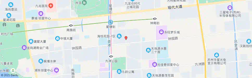 苏州海悦花园四区_公交站地图_苏州公交_妙搜公交查询2024