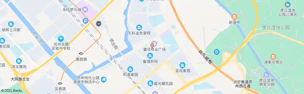 苏州陆步桥南_公交站地图_苏州公交_妙搜公交查询2024