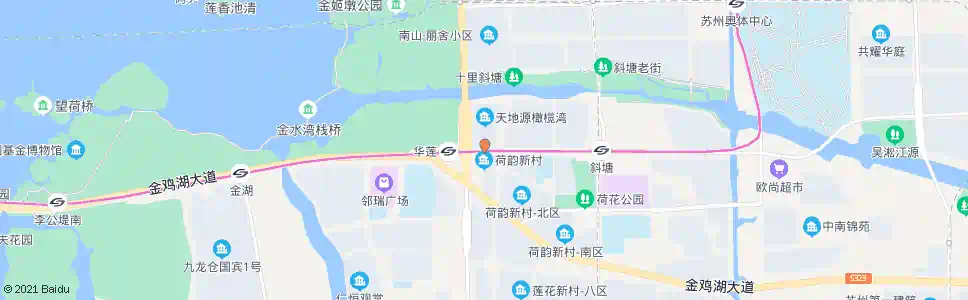 苏州橄榄湾南_公交站地图_苏州公交_妙搜公交查询2024