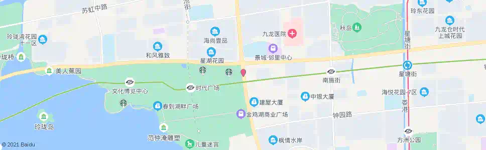 苏州园区行政中心西_公交站地图_苏州公交_妙搜公交查询2024