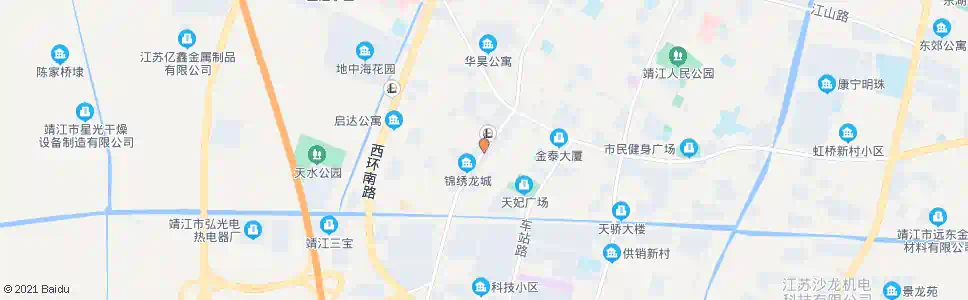 泰州中信银行_公交站地图_泰州公交_妙搜公交查询2024