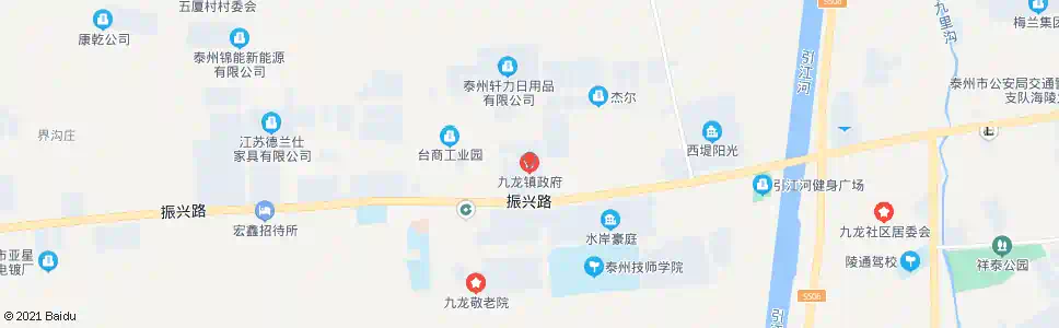 泰州新镇政府_公交站地图_泰州公交_妙搜公交查询2024