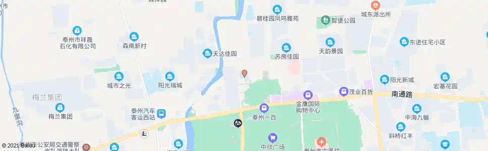 泰州沈毅中学_公交站地图_泰州公交_妙搜公交查询2024