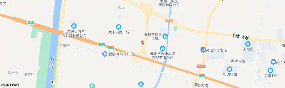 泰州中国医药城医院_公交站地图_泰州公交_妙搜公交查询2024