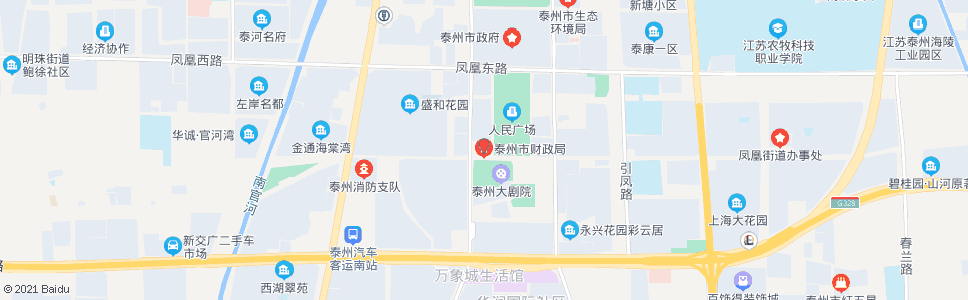 泰州市财政局_公交站地图_泰州公交_妙搜公交查询2024