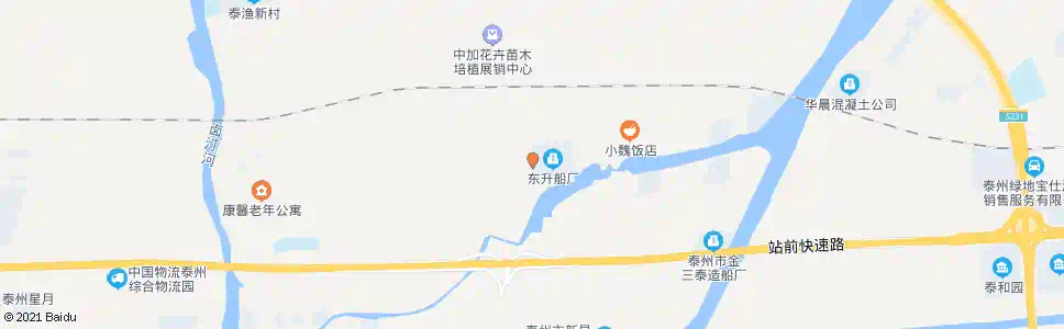 泰州唐甸村_公交站地图_泰州公交_妙搜公交查询2024