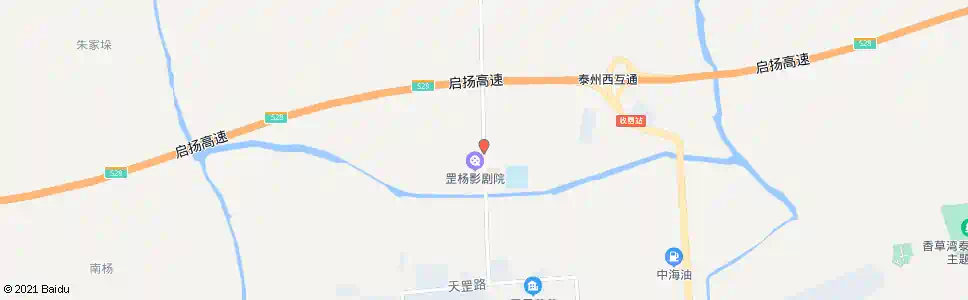 泰州杨庄路口_公交站地图_泰州公交_妙搜公交查询2024