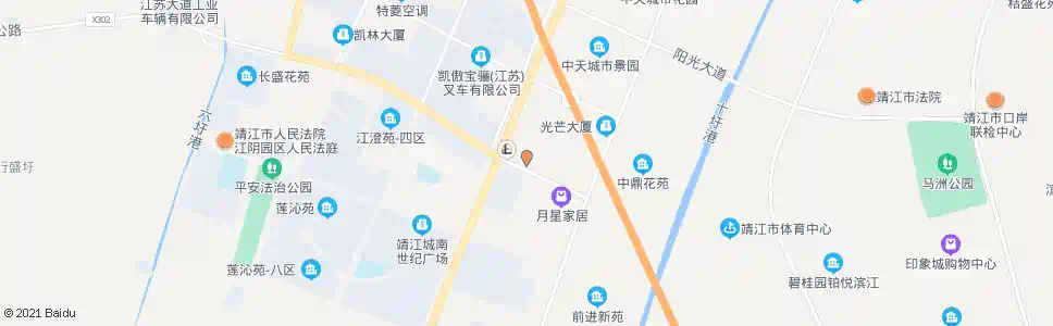 泰州顶和庄_公交站地图_泰州公交_妙搜公交查询2024