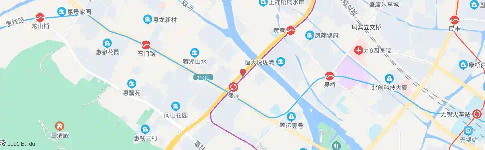 无锡凤翔南路_公交站地图_无锡公交_妙搜公交查询2024