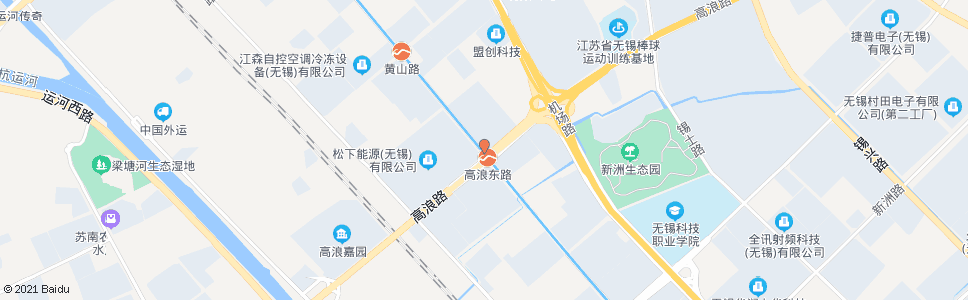 无锡高浪路(长江北路)_公交站地图_无锡公交_妙搜公交查询2024