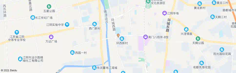 无锡环西新村_公交站地图_无锡公交_妙搜公交查询2024