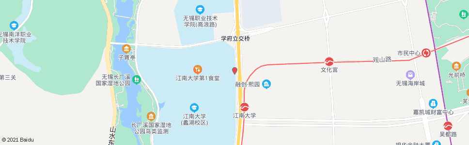 无锡泰山路(长江北路)_公交站地图_无锡公交_妙搜公交查询2024