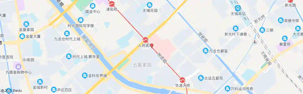 无锡人民医院(疾控中心儿童医院)_公交站地图_无锡公交_妙搜公交查询2024