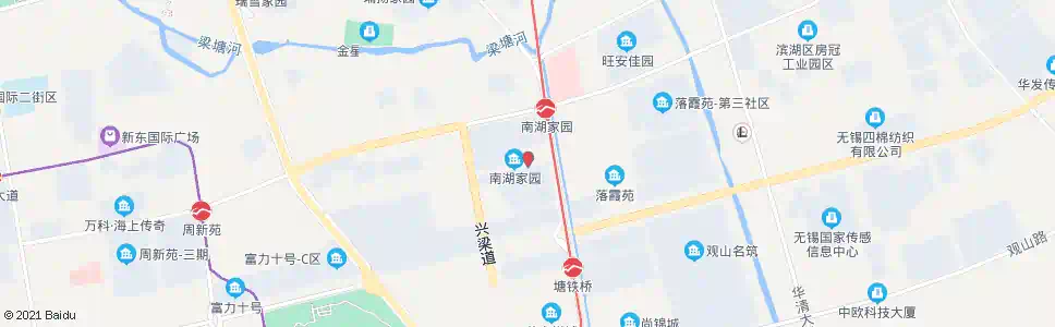 无锡南湖家园(高运路)_公交站地图_无锡公交_妙搜公交查询2024