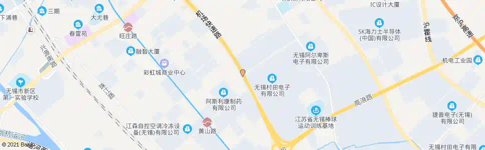 无锡黄山路(机场路)_公交站地图_无锡公交_妙搜公交查询2024