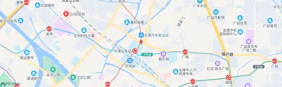 无锡广勤路(锡沪西路)_公交站地图_无锡公交_妙搜公交查询2024