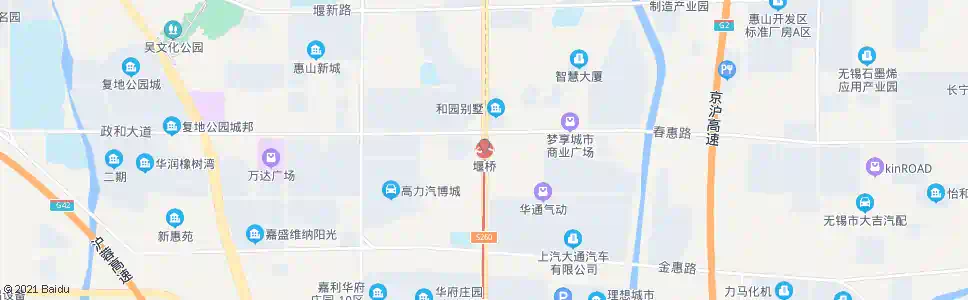 无锡堰桥_公交站地图_无锡公交_妙搜公交查询2024