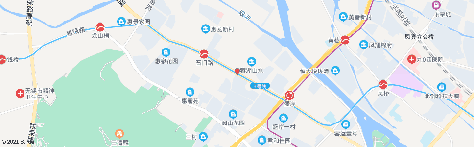 无锡惠华桥_公交站地图_无锡公交_妙搜公交查询2024