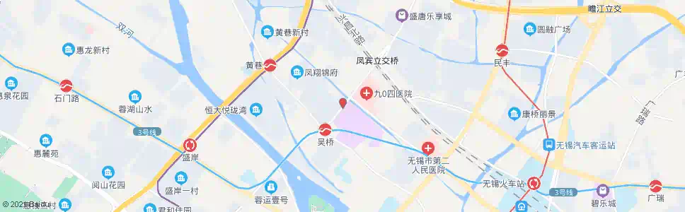 无锡望宾桥_公交站地图_无锡公交_妙搜公交查询2024