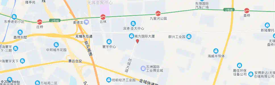 无锡新世界国际纺织服装城_公交站地图_无锡公交_妙搜公交查询2024