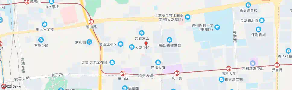 徐州城建家园_公交站地图_徐州公交_妙搜公交查询2024