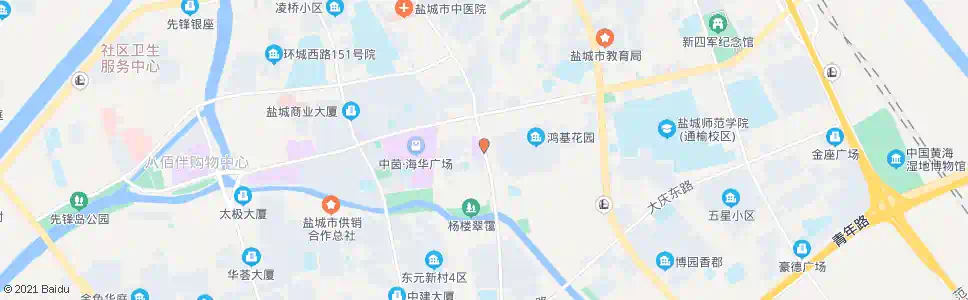 盐城飞驰新天地_公交站地图_盐城公交_妙搜公交查询2024