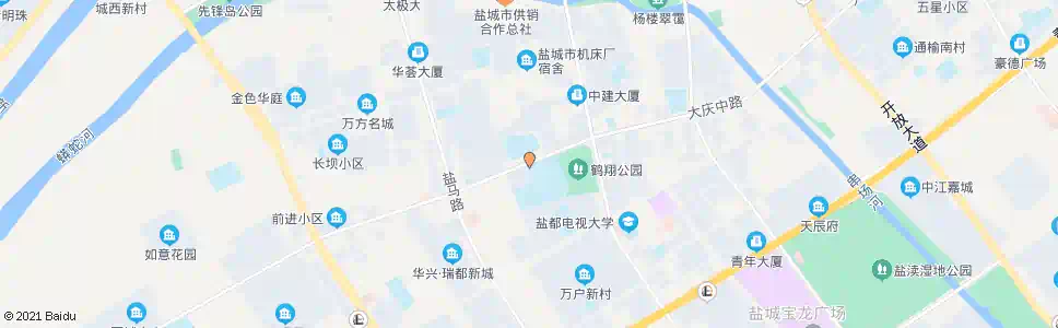 盐城体育中心(北门)_公交站地图_盐城公交_妙搜公交查询2024