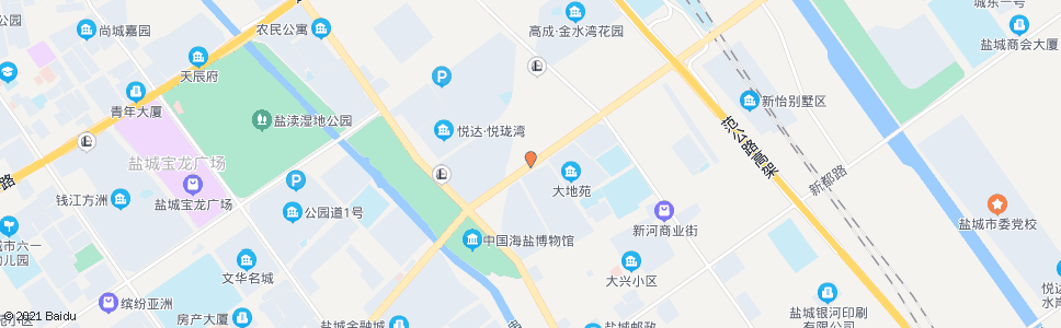 盐城世纪大道兴业路口_公交站地图_盐城公交_妙搜公交查询2024