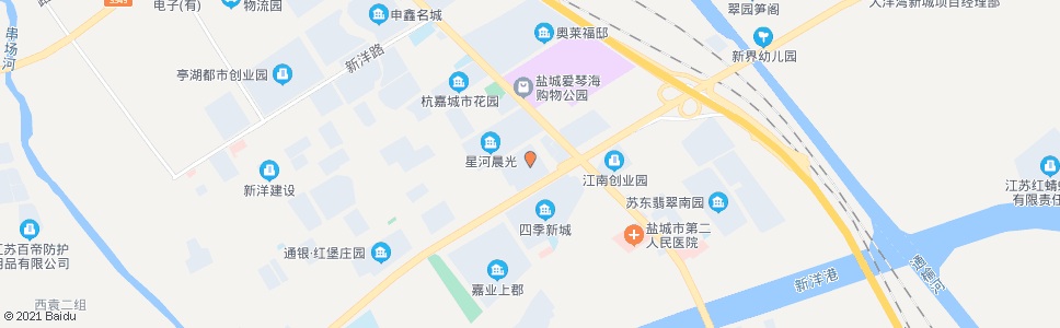 盐城城北小区_公交站地图_盐城公交_妙搜公交查询2024