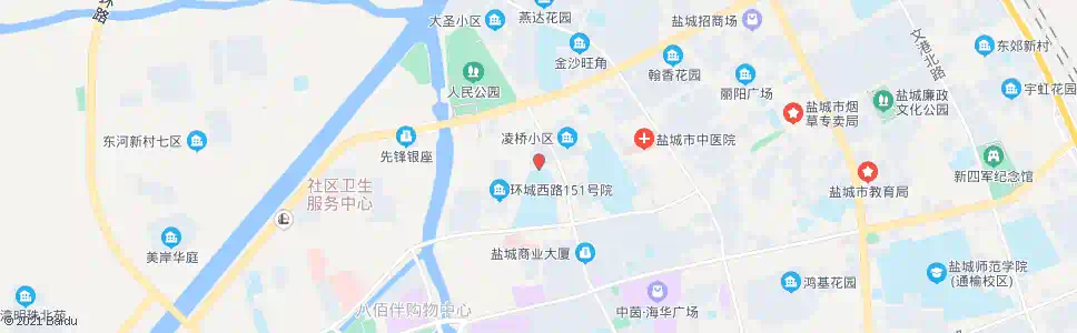 盐城凌桥路_公交站地图_盐城公交_妙搜公交查询2024