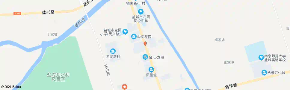 盐城杨树村_公交站地图_盐城公交_妙搜公交查询2024