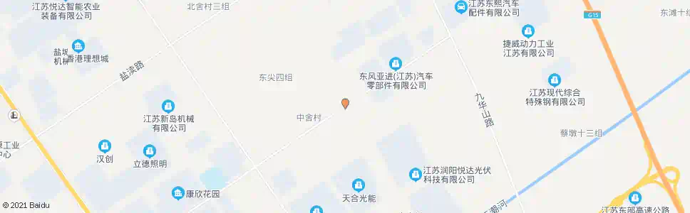 盐城南环路峨嵋山路口_公交站地图_盐城公交_妙搜公交查询2024