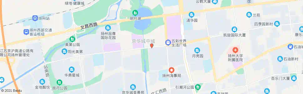 扬州京华城怡景苑_公交站地图_扬州公交_妙搜公交查询2024