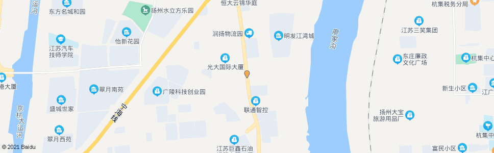 扬州沙湾南路_公交站地图_扬州公交_妙搜公交查询2024