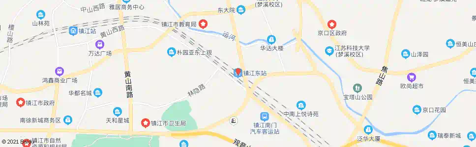 镇江千禧路东站_公交站地图_镇江公交_妙搜公交查询2024